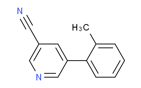CAS No. 1268076-20-5, 5-(o-tolyl)nicotinonitrile