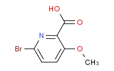 CAS No. 1256810-26-0, 6-bromo-3-methoxypicolinic acid