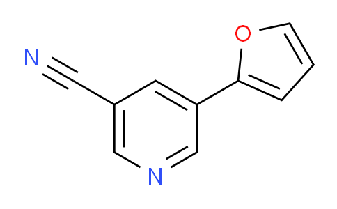 CAS No. 857283-85-3, 5-(furan-2-yl)nicotinonitrile