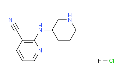 CAS No. 1185310-70-6, 2-(piperidin-3-ylamino)nicotinonitrile hydrochloride