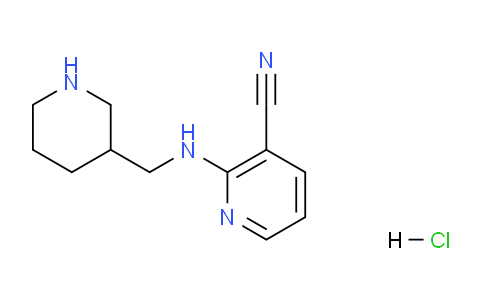 CAS No. 1185319-20-3, 2-((piperidin-3-ylmethyl)amino)nicotinonitrile hydrochloride