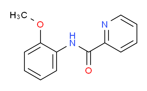 CAS No. 85344-72-5, N-(2-methoxyphenyl)picolinamide