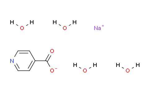 CAS No. 16887-79-9, Sodium isonicotinate tetrahydrate
