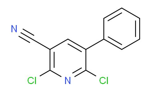 CAS No. 10177-06-7, 2,6-dichloro-5-phenylnicotinonitrile