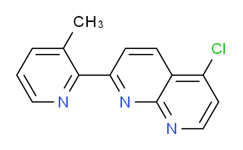 CAS No. 832692-80-5, 5-Chloro-2-(3-methylpyridin-2-yl)-1,8-naphthyridine