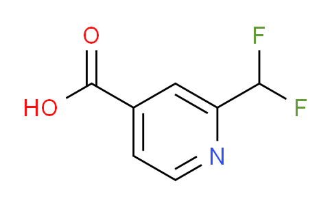 CAS No. 1256818-14-0, 2-(Difluoromethyl)isonicotinic acid