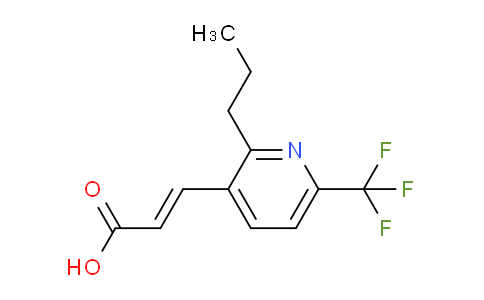 CAS No. 1005174-17-3, (E)-3-(2-Propyl-6-(trifluoromethyl)pyridin-3-yl)acrylic acid