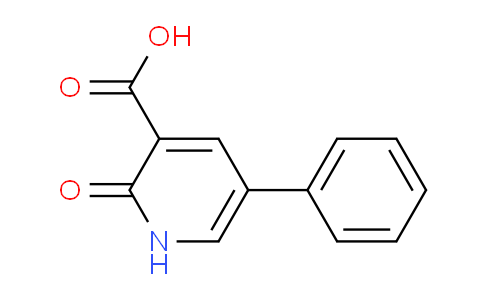 CAS No. 10177-08-9, 2-Oxo-5-phenyl-1,2-dihydropyridine-3-carboxylic acid