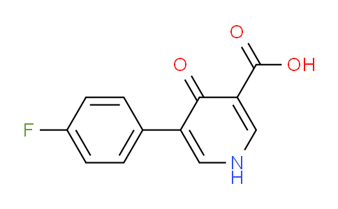 CAS No. 1052114-81-4, 5-(4-Fluorophenyl)-4-oxo-1,4-dihydropyridine-3-carboxylic acid