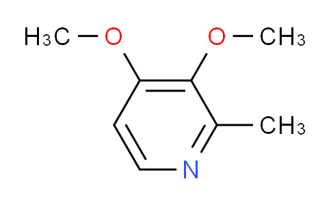 CAS No. 107512-35-6, 3,4-Dimethoxy-2-methylpyridine