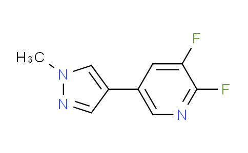 CAS No. 1151801-90-9, 2,3-Difluoro-5-(1-methyl-1H-pyrazol-4-yl)pyridine