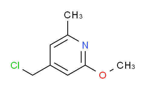 CAS No. 1227595-34-7, 4-(Chloromethyl)-2-methoxy-6-methylpyridine