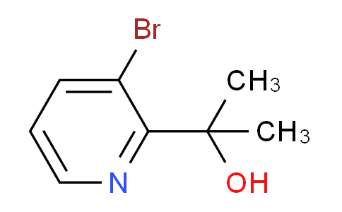 CAS No. 1240594-87-9, 2-(3-Bromopyridin-2-yl)propan-2-ol