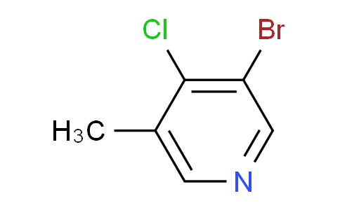 CAS No. 1261786-46-2, 3-Bromo-4-chloro-5-methylpyridine