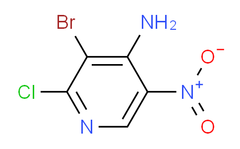 CAS No. 1268521-33-0, 3-Bromo-2-chloro-5-nitropyridin-4-amine