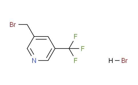CAS No. 1384972-85-3, 3-(Bromomethyl)-5-(trifluoromethyl)pyridine hydrobromide