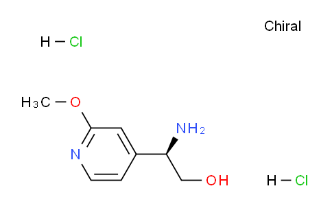 CAS No. 1640848-93-6, (R)-2-Amino-2-(2-methoxypyridin-4-yl)ethanol dihydrochloride