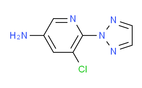 CAS No. 1832583-43-3, 5-Chloro-6-(2H-1,2,3-triazol-2-yl)pyridin-3-amine