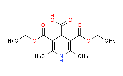 CAS No. 19350-66-4, 3,5-Bis(ethoxycarbonyl)-2,6-dimethyl-1,4-dihydropyridine-4-carboxylic acid
