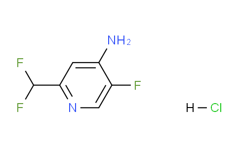 CAS No. 2044705-13-5, 2-(Difluoromethyl)-5-fluoropyridin-4-amine hydrochloride