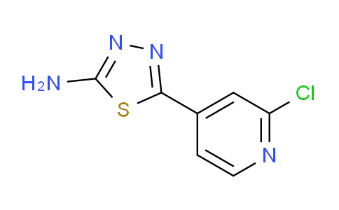 CAS No. 474327-26-9, 5-(2-Chloropyridin-4-yl)-1,3,4-thiadiazol-2-amine