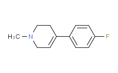 CAS No. 69675-10-1, 4-(4-Fluorophenyl)-1-methyl-1,2,3,6-tetrahydropyridine