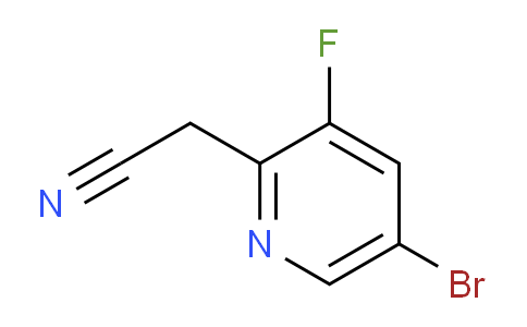 CAS No. 831203-14-6, 2-(5-Bromo-3-fluoropyridin-2-yl)acetonitrile