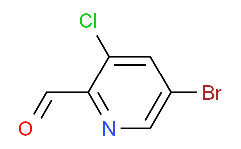 CAS No. 885168-04-7, 5-Bromo-3-chloropicolinaldehyde