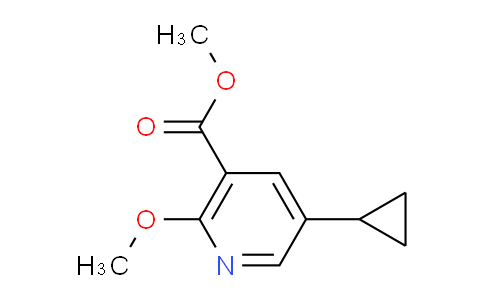 CAS No. 888499-96-5, Methyl 5-cyclopropyl-2-methoxynicotinate