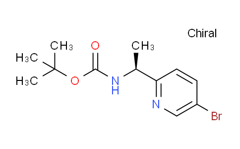 CAS No. 915720-71-7, (S)-tert-Butyl (1-(5-bromopyridin-2-yl)ethyl)carbamate