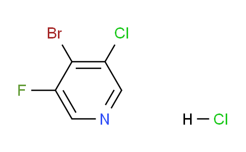 CAS No. 1956325-62-4, 4-Bromo-3-chloro-5-fluoropyridine hydrochloride