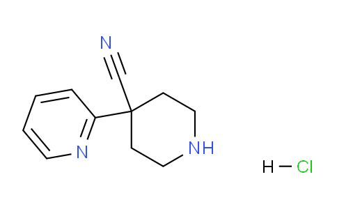CAS No. 167263-05-0, 4-(Pyridin-2-yl)piperidine-4-carbonitrile hydrochloride
