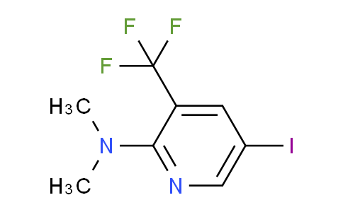 CAS No. 1379306-66-7, 5-Iodo-N,N-dimethyl-3-(trifluoromethyl)pyridin-2-amine