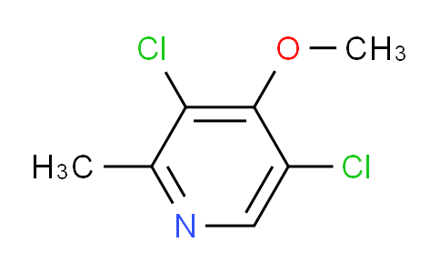 CAS No. 1823899-02-0, 3,5-Dichloro-4-methoxy-2-methylpyridine