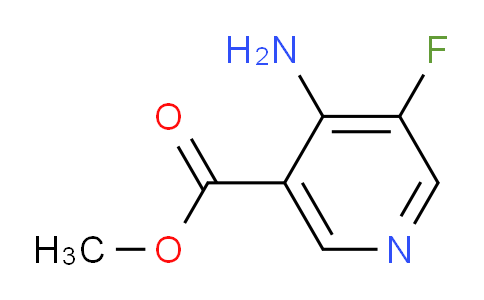 CAS No. 1806682-19-8, Methyl 4-amino-5-fluoronicotinate