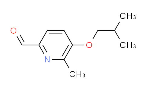 CAS No. 1289144-75-7, 5-Isobutoxy-6-methylpicolinaldehyde