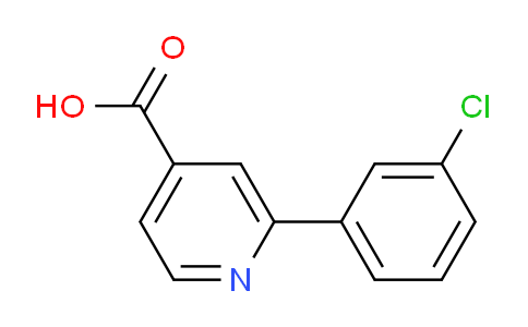 CAS No. 1207725-71-0, 2-(3-Chlorophenyl)isonicotinic acid