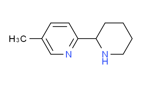 CAS No. 22070-08-2, 5-Methyl-2-(piperidin-2-yl)pyridine