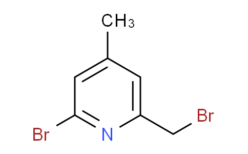 CAS No. 1805576-47-9, 2-Bromo-6-(bromomethyl)-4-methylpyridine