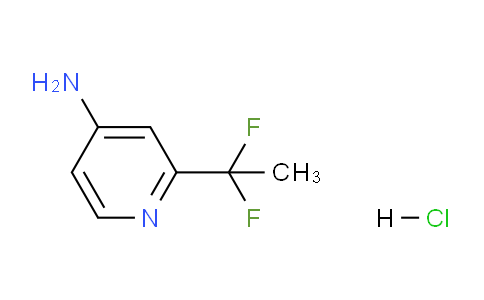 CAS No. 1956342-07-6, 2-(1,1-Difluoroethyl)pyridin-4-amine hydrochloride