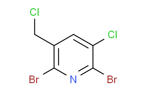 CAS No. 1823897-35-3, 2,6-Dibromo-3-chloro-5-(chloromethyl)pyridine