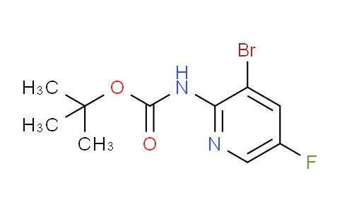 CAS No. 1666113-03-6, tert-Butyl (3-bromo-5-fluoropyridin-2-yl)carbamate