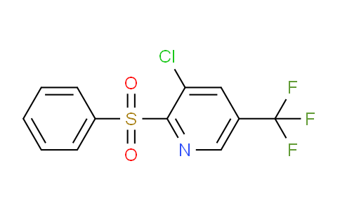 CAS No. 204577-97-9, 3-Chloro-2-(phenylsulfonyl)-5-(trifluoromethyl)pyridine