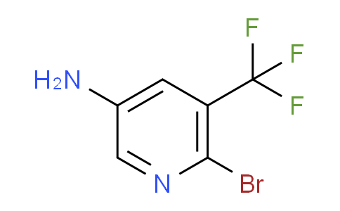 CAS No. 1642844-33-4, 6-Bromo-5-(trifluoromethyl)pyridin-3-amine