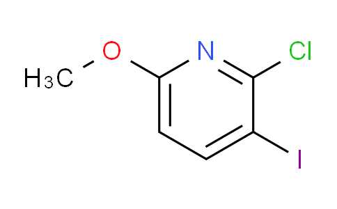 CAS No. 1227580-90-6, 2-chloro-3-iodo-6-methoxypyridine