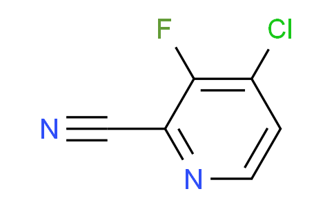 CAS No. 1155847-43-0, 4-Chloro-3-fluoropicolinonitrile