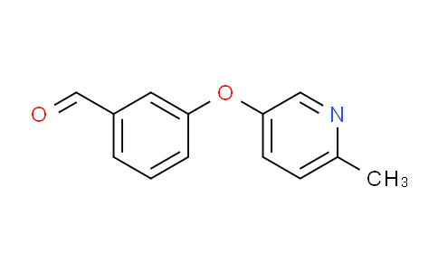 CAS No. 1343089-87-1, 3-((6-Methylpyridin-3-yl)oxy)benzaldehyde