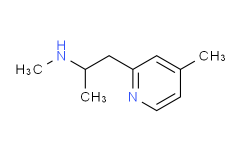 CAS No. 91010-36-5, N-Methyl-1-(4-methylpyridin-2-yl)propan-2-amine