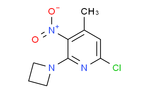 CAS No. 1956306-97-0, 2-(Azetidin-1-yl)-6-chloro-4-methyl-3-nitropyridine