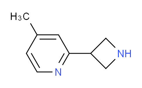 CAS No. 1236861-44-1, 2-(Azetidin-3-yl)-4-methylpyridine